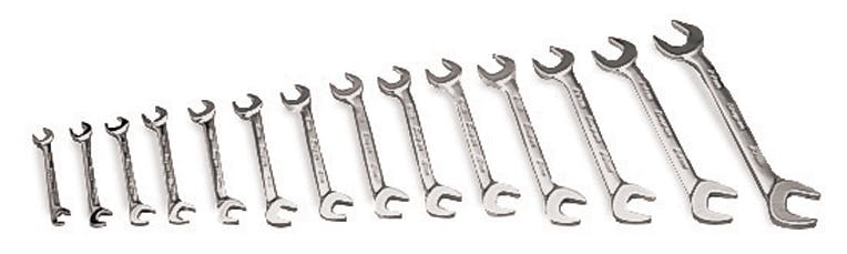 14 pc Metric Four-Way Angle Head Open-End Wrench Set (10–27 mm) | VSM814 14 pc Metric Four-Way Angle Head Open-End Wrench Set (10–27 mm) | VSM814